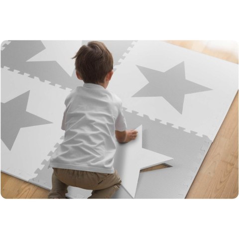 MATA PIANKOWE DUŻE PUZZLE PIANKOWE SZACHOWNICA 180X180CM 9SZT - GWIAZDKI MATA PIANKOWE DUŻE PUZZLE PIANKOWE SZACHOWNICA 180X180CM 9SZT - GWIAZDKI