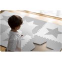 MATA PIANKOWE DUŻE PUZZLE PIANKOWE SZACHOWNICA 180X180CM 9SZT - GWIAZDKI