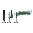 PARASOL OGRODOWY SKŁADANY 6 SEGMENTOWY 350 CM Z POKROWCEM PLONOS PL-880
