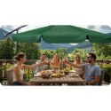PARASOL OGRODOWY SKŁADANY 6 SEGMENTOWY 350 CM Z POKROWCEM PLONOS PL-880