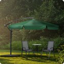PARASOL OGRODOWY SKŁADANY 6 SEGMENTOWY 350 CM Z POKROWCEM PLONOS PL-880