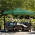 PARASOL OGRODOWY SKŁADANY 6 SEGMENTOWY 350 CM Z POKROWCEM PLONOS PL-880