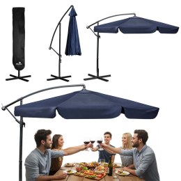 PARASOL OGRODOWY SKŁADANY 6 SEGMENTOWY 350 CM Z POKROWCEM PLONOS PL-880