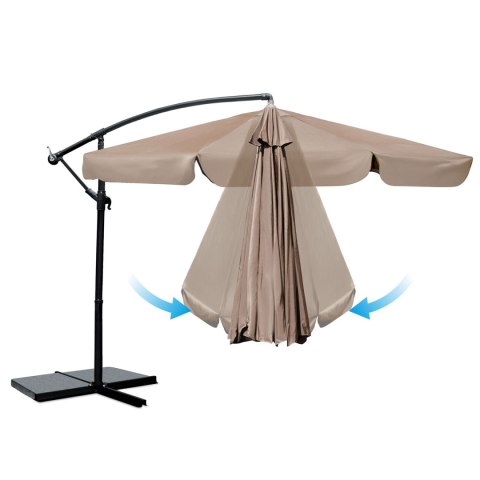 PARASOL OGRODOWY SKŁADANY 6 SEGMENTOWY 350 CM Z POKROWCEM PLONOS PL-880 PARASOL OGRODOWY SKŁADANY 6 SEGMENTOWY 350 CM Z POKROWCEM PLONOS PL-880