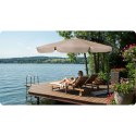 PARASOL OGRODOWY SKŁADANY 6 SEGMENTOWY 350 CM Z POKROWCEM PLONOS PL-880