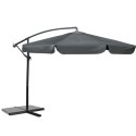 PARASOL OGRODOWY SKŁADANY 8 SEGMENTOWY 350 CM Z POKROWCEM PLONOS PL-881