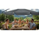 PARASOL OGRODOWY SKŁADANY 8 SEGMENTOWY 350 CM Z POKROWCEM PLONOS PL-881