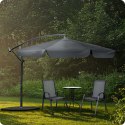 PARASOL OGRODOWY SKŁADANY 8 SEGMENTOWY 350 CM Z POKROWCEM PLONOS PL-881