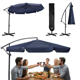 PARASOL OGRODOWY SKŁADANY 8 SEGMENTOWY 350 CM Z POKROWCEM PLONOS PL-881