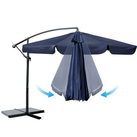 PARASOL OGRODOWY SKŁADANY 8 SEGMENTOWY 350 CM Z POKROWCEM PLONOS PL-881 PARASOL OGRODOWY SKŁADANY 8 SEGMENTOWY 350 CM Z POKROWCEM PLONOS PL-881