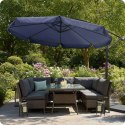 PARASOL OGRODOWY SKŁADANY 8 SEGMENTOWY 350 CM Z POKROWCEM PLONOS PL-881