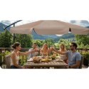 PARASOL OGRODOWY SKŁADANY 8 SEGMENTOWY 350 CM Z POKROWCEM PLONOS PL-881