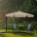 PARASOL OGRODOWY SKŁADANY 8 SEGMENTOWY 350 CM Z POKROWCEM PLONOS PL-881