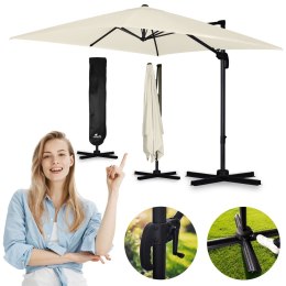 PARASOL OGRODOWY SKŁADANY 8 SEGMENTOWY 420 CM Z POKROWCEM PLONOS PL-883
