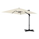 PARASOL OGRODOWY SKŁADANY 8 SEGMENTOWY 420 CM Z POKROWCEM PLONOS PL-883