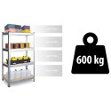 REGAŁ METALOWY MAGAZYNOWY ZESTAW 2 SZT 174 X 80 X 40 CM PLONOS PL-701