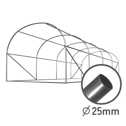 TUNEL OGRODOWY 2 X 4,5 M (9 M2) BIAŁY PLONOS TUNEL OGRODOWY 2 X 4,5 M (9 M2) BIAŁY PLONOS