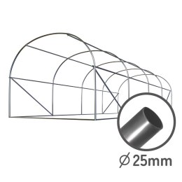 TUNEL OGRODOWY 2,5 X 4 M (10M2) RÓŻOWY PLONOS
