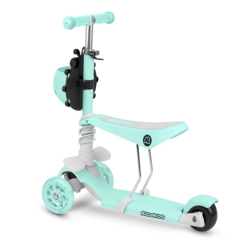 HULAJNOGA TRÓJKOŁOWA RICOKIDS BUGGY - MIĘTOWA HULAJNOGA TRÓJKOŁOWA RICOKIDS BUGGY - MIĘTOWA