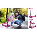 HULAJNOGA TRÓJKOŁOWA RICOKIDS BUGGY - RÓŻOWA