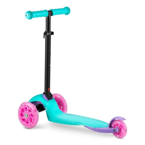 HULAJNOGA TRÓJKOŁOWA RICOKIDS LOCO - TURKUSOWO RÓŻOWA HULAJNOGA TRÓJKOŁOWA RICOKIDS LOCO - TURKUSOWO RÓŻOWA
