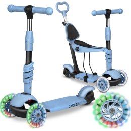 HULAJNOGA TRÓJKOŁOWA RICOKIDS TODI - NIEBIESKO-SZARA