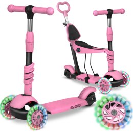 HULAJNOGA TRÓJKOŁOWA RICOKIDS TODI - RÓŻOWA