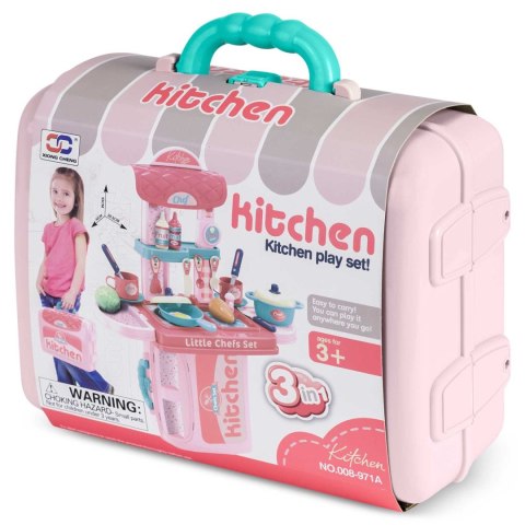 KUCHNIA Z WALIZKĄ DLA DZIECI RICOKIDS 772900 KUCHNIA Z WALIZKĄ DLA DZIECI RICOKIDS 772900