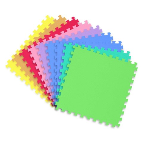 MATA PIANKOWA PUZZLE 180X180CM 9 SZT WIELOKOLOROWA MATA PIANKOWA PUZZLE 180X180CM 9 SZT WIELOKOLOROWA