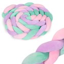 OTULACZ DO ŁÓŻECZKA RICOKIDS 3M - MIĘTOWO-RÓŻOWO-FIOLETOWY