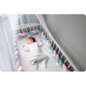 OTULACZ DO ŁÓŻECZKA RICOKIDS 3M - MIĘTOWO-RÓŻOWO-FIOLETOWY