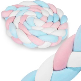 OTULACZ DO ŁÓŻECZKA RICOKIDS 3M - NIEBIESKO-RÓŻOWY