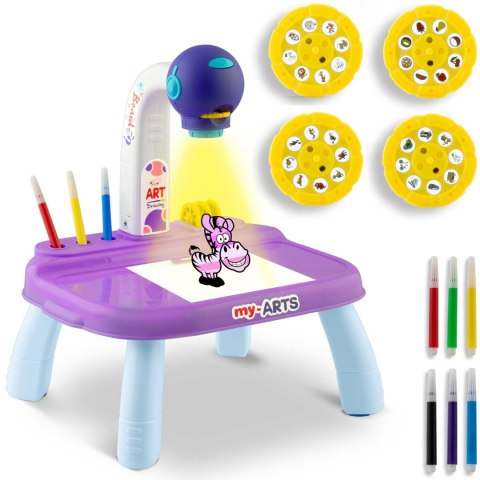 PROJEKTOR DO NAUKI RYSOWANIA RICOKIDS 773700 - FIOLETOWY PROJEKTOR DO NAUKI RYSOWANIA RICOKIDS 773700 - FIOLETOWY