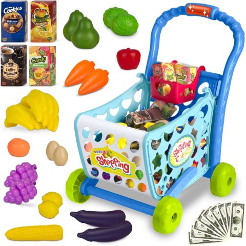 WÓZEK NA ZAKUPY RICOKIDS 773400 NIEBIESKI WÓZEK NA ZAKUPY RICOKIDS 773400 NIEBIESKI