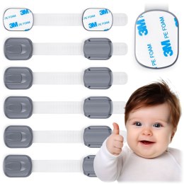ZABEZPIECZENIE OTWIERANIA SZAFEK RICOKIDS 798101 6 SZT SZARE
