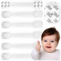 ZABEZPIECZENIE OTWIERANIA SZAFEK RICOKIDS 798200 6 SZT BIAŁE
