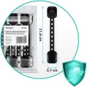 ZABEZPIECZENIE OTWIERANIA SZAFEK RICOKIDS 798202 6 SZT CZARNE