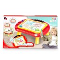 ZNIKOPIS TABLICA + STOLIK DO RYSOWANIA RICOKIDS - CZERWONY