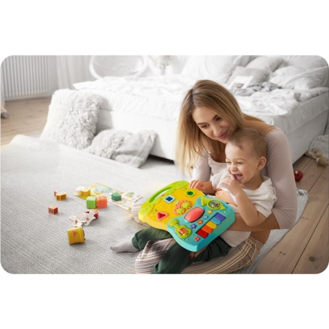 CHODZIK EDUKACYJNY Z MUZYKĄ 2W1 RK-744 RICOKIDS TURKUSOWY CHODZIK EDUKACYJNY Z MUZYKĄ 2W1 RK-744 RICOKIDS TURKUSOWY