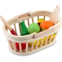 DREWNIANA ZABAWKA KOSZYK Z OWOCAMI DO KROJENIA 9 SZT RK-870 RICOKIDS