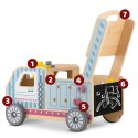 DREWNIANY CHODZIK PCHACZ Z NARZĘDZIAMI RK-874 RICOKIDS