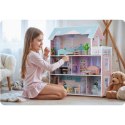 DUŻY DREWNIANY DOMEK DLA LALEK 3-PIĘTROWY RICOKIDS RK-878