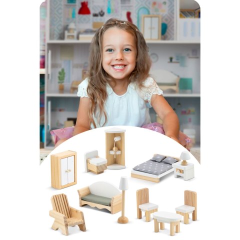 DUŻY DREWNIANY DOMEK DLA LALEK 3-PIĘTROWY RICOKIDS RK-878 DUŻY DREWNIANY DOMEK DLA LALEK 3-PIĘTROWY RICOKIDS RK-878