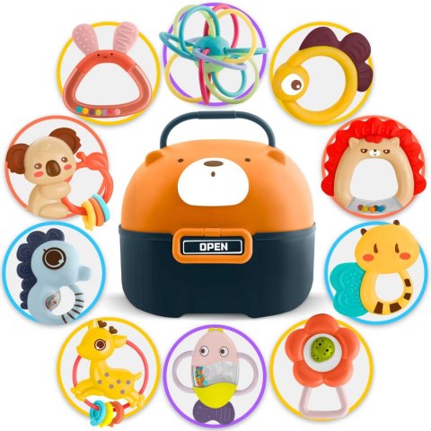 GRZECHOTKI W PUDEŁKU RK-738 RICOKIDS - 10 SZTUK GRZECHOTKI W PUDEŁKU RK-738 RICOKIDS - 10 SZTUK