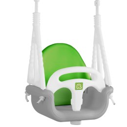 HUŚTAWKA KUBEŁKOWA SŁONIK 3W1 RICOKIDS SZARO ZIELONA