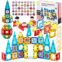 KLOCKI MAGNETYCZNE WIEŻA RK-768 RICOKIDS