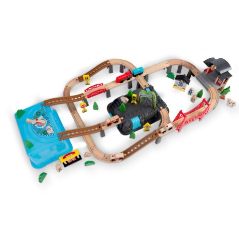 KOLEJKA DREWNIANA MIASTECZKO 100 SZT RK-879 RICOKIDS KOLEJKA DREWNIANA MIASTECZKO 100 SZT RK-879 RICOKIDS