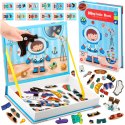KSIĄŻKA MAGNETYCZNA PUZZLE PRZEBIERANKI RK-770
