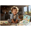 KSIĄŻKA MAGNETYCZNA PUZZLE PRZEBIERANKI RK-770