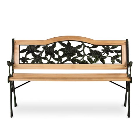 ŁAWKA PARKOWA Z OPARCIEM 123,5 X 74 X 48 CM GARDI ROSE SOFOTEL ŁAWKA PARKOWA Z OPARCIEM 123,5 X 74 X 48 CM GARDI ROSE SOFOTEL
